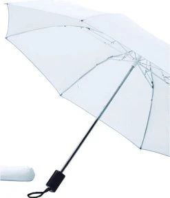 Merkloos Opvouwbare Paraplu Wit 85 Cm -Regenjas En Paraplu 1028x1200 2