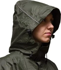 LOWLAND OUTDOOR® Wandelponcho - 100% Waterdicht (10.000mm) - Ademend (8.000g/M²) PFAS Vrij! -Regenjas En Paraplu 1050x1200