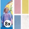 Merkloos 8 X Regen Poncho Voor Kinderen Blauw -Regenjas En Paraplu 1081x1200 1
