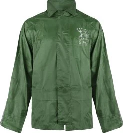 C-Line Regenpak Met Capuchon - Groen - Reflecterend - Nieuw Model - Volwassen Maat XXL -Regenjas En Paraplu 1108x1200