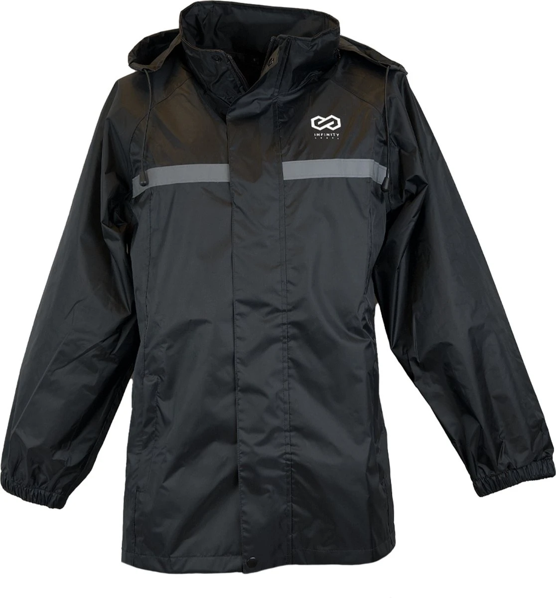 Infinity Goods Regenpak - Dames & Heren - Maat M - Waterdicht & Ademend - Reflecterend - Zwart 7 Infinity Goods Regenpak - Dames & Heren - Maat M - Waterdicht & Ademend - Reflecterend - Zwart - Afbeelding 5
