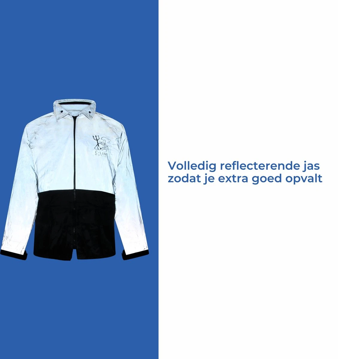 C-Line Regenpak Met Capuchon - Reflecterende Jas - Nieuw Model - Volwassen Maat S 12 C-Line Regenpak Met Capuchon - Reflecterende Jas - Nieuw Model - Volwassen Maat S - Afbeelding 10