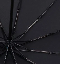 FlinQ Stormparaplu - Windbestendig - Snelheden Tot 120 Km/h - Zwart - Uitschuifbaar -Regenjas En Paraplu 1131x1200