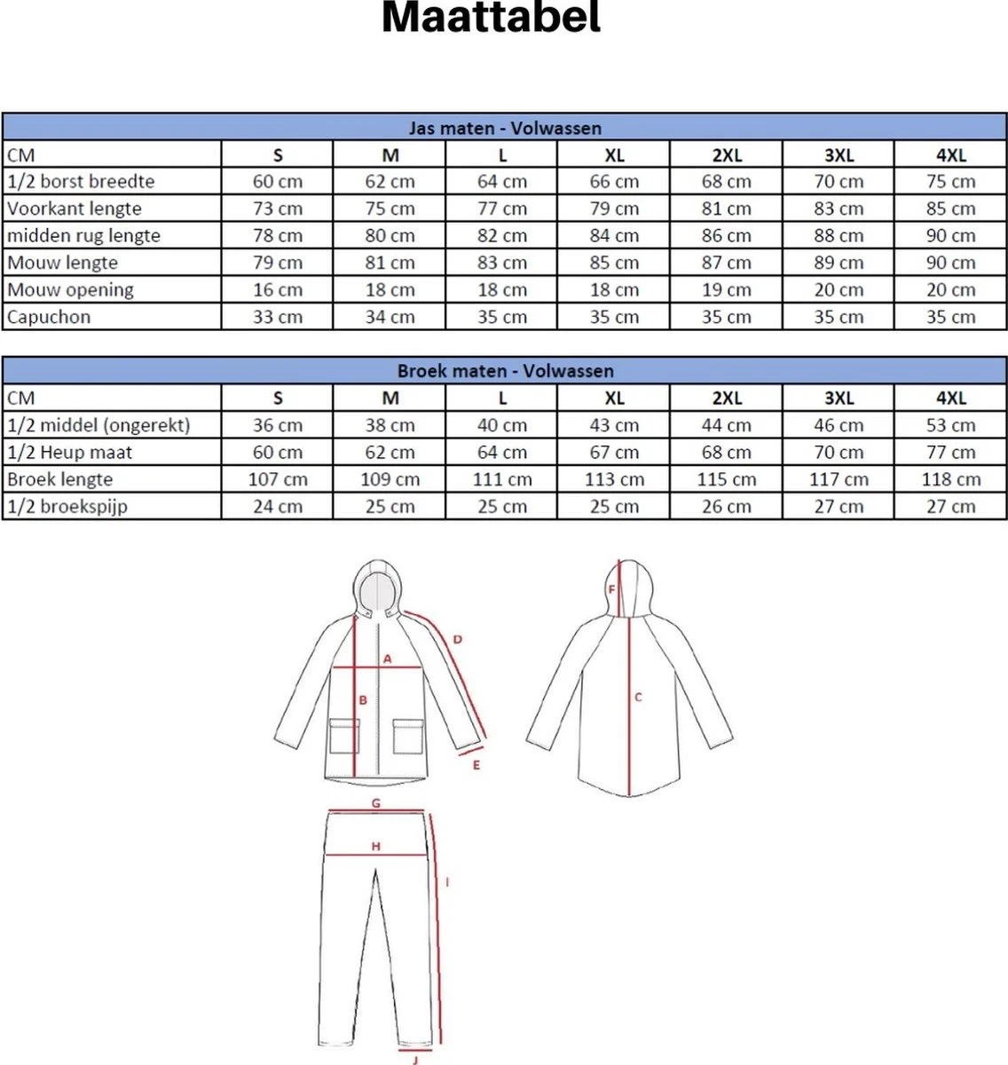 C-Line Regenpak Met Capuchon - Reflecterende Jas - Nieuw Model - Volwassen Maat S 6 C-Line Regenpak Met Capuchon - Reflecterende Jas - Nieuw Model - Volwassen Maat S - Afbeelding 4