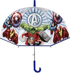 Marvel Kinderparaplu Avengers Junior 42 Cm Pvc Transparant