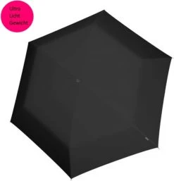 Knirps Ultra Series - Paraplu - Opvouwbaar - Zwart -Regenjas En Paraplu 1154x1200 1