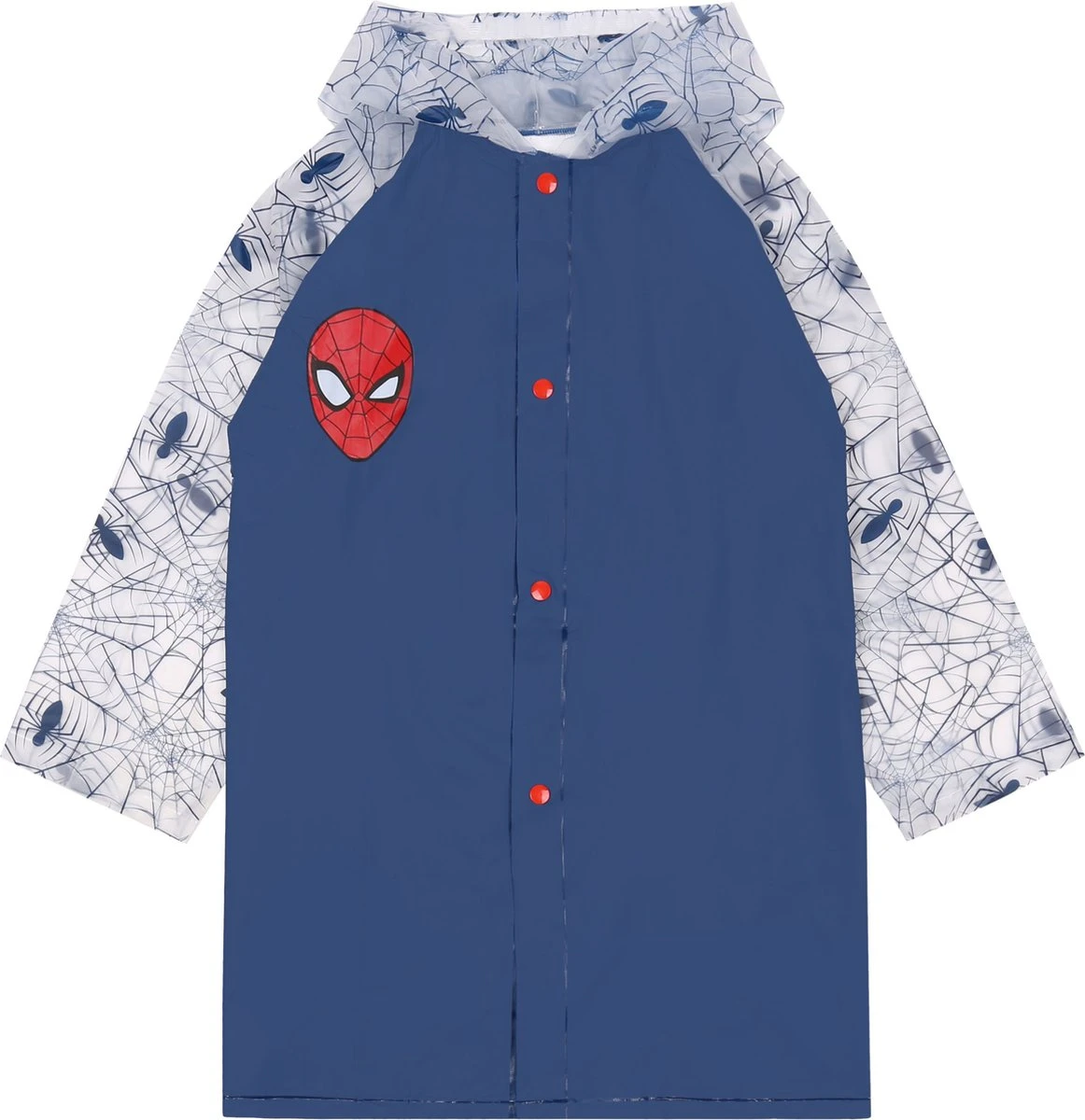 SpiderMan - Regenjas Met Capuchon, Jongens, Marineblauw / 116-122 6 SpiderMan - Regenjas Met Capuchon, Jongens, Marineblauw / 116-122 - Afbeelding 4