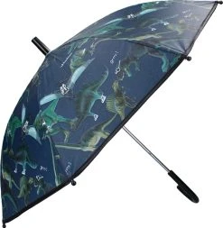 Merkloos Dinosaurus Kinderparaplu Voor Jongens/meisjes/kinderen 63 Cm - Dino Artikelen - Kinderparaplu - Regenkleding/regenaccessoires