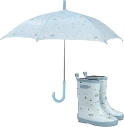 Little Dutch Regenlaars - Sailors Bay - Kinderregenlaarzen - Blauw - Mt 24/25 -Regenjas En Paraplu 1171x1200 4