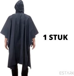 ESTARK Regenponcho - Herbruikbare Poncho Zwart - Fietsponcho Voor Dames En Heren - Regenjas - Hoge Kwaliteit - Poncho Herbruikbaar - Duurzaam - Poncho Zwart 21 ESTARK Regenponcho - Herbruikbare Poncho Zwart - Fietsponcho Voor Dames En Heren - Regenjas - Hoge Kwaliteit - Poncho Herbruikbaar - Duurzaam - Poncho Zwart -Regenjas En Paraplu 1172x1200 1