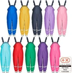 Playshoes Regenbroek Met Bretels Kinderen - Geel - Maat 104 -Regenjas En Paraplu 1182x1200