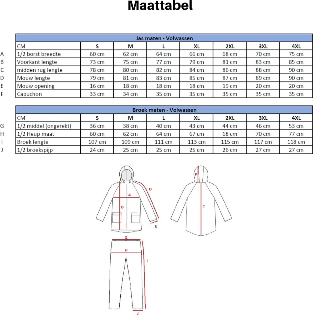 C-Line Regenpak Met Capuchon - Blauw - Reflecterend - Nieuw Model - Kinder Maat 158/164 16 C-Line Regenpak Met Capuchon - Blauw - Reflecterend - Nieuw Model - Kinder Maat 158/164 - Afbeelding 14
