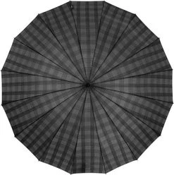 Falconetti Stokparaplu 16 Baans Dessin Grijs Blok -Regenjas En Paraplu 1196x1200 7