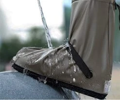 Merkloos Regen Overschoenen - Schoencover - Type: 2 - Bruin - Maat 44/45 -Regenjas En Paraplu 1200x1001