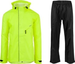 AGU Passat Regenpak Essential - Fluo Geel - M - Dames & Heren - Waterdicht