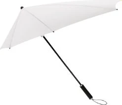 STORMaxi - Stormparaplu - Geschikt Voor Windvlagen Tot 100km/h - Ø 100 Cm - Wit -Regenjas En Paraplu 1200x1037