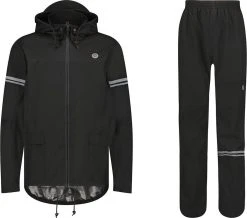 AGU Original Regenpak Essential - Zwart - XXXL - Dames & Heren - Waterdicht & Ademend -Regenjas En Paraplu 1200x1061 1