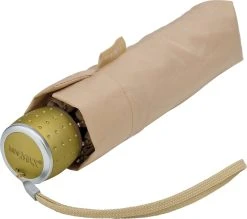 MiniMAX - Opvouwbare Paraplu - Windproof - Ø 100 Cm - Beige -Regenjas En Paraplu 1200x1062