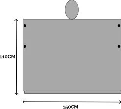 Regenponcho / Fietsponcho Herbruikbaar Voor Volwassenen ( Dames En Heren ) - 200x110cm - 100% Ripstop Polyester - Zwart -Regenjas En Paraplu 1200x1079 1