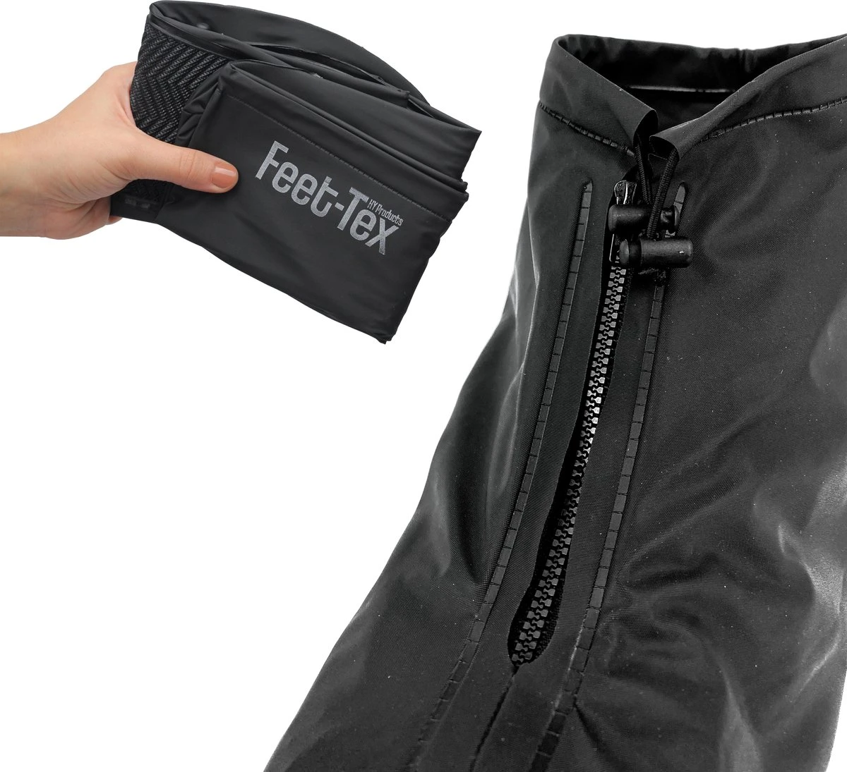 Feet Tex Regen Overschoenen - Duurzaam - Anti Slip - Waterdicht 4 Feet Tex Regen Overschoenen - Duurzaam - Anti Slip - Waterdicht - Afbeelding 3