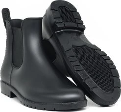 Geweo Regenlaarzen - Wellington Chelsea Laarzen - Kerstmis - Kerstfeest - Christmas Gift - Kort Boots - Waterdichte - Dames - Zwart - Maat 37 -Regenjas En Paraplu 1200x1112 1