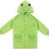 Regenjas Capuchon - Kinder Regenjas - 4-6 Jaar - 1 Maat - Groen Kikker -Regenjas En Paraplu 1200x1117