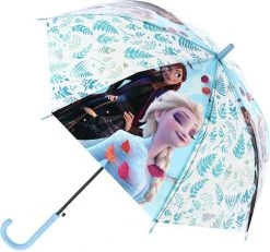 Disney Frozen 2 Kinderparaplu Transparant 45 Cm - Disney - Frozen 2 - Kinderparaplu - Regenkleding/regenaccessoires