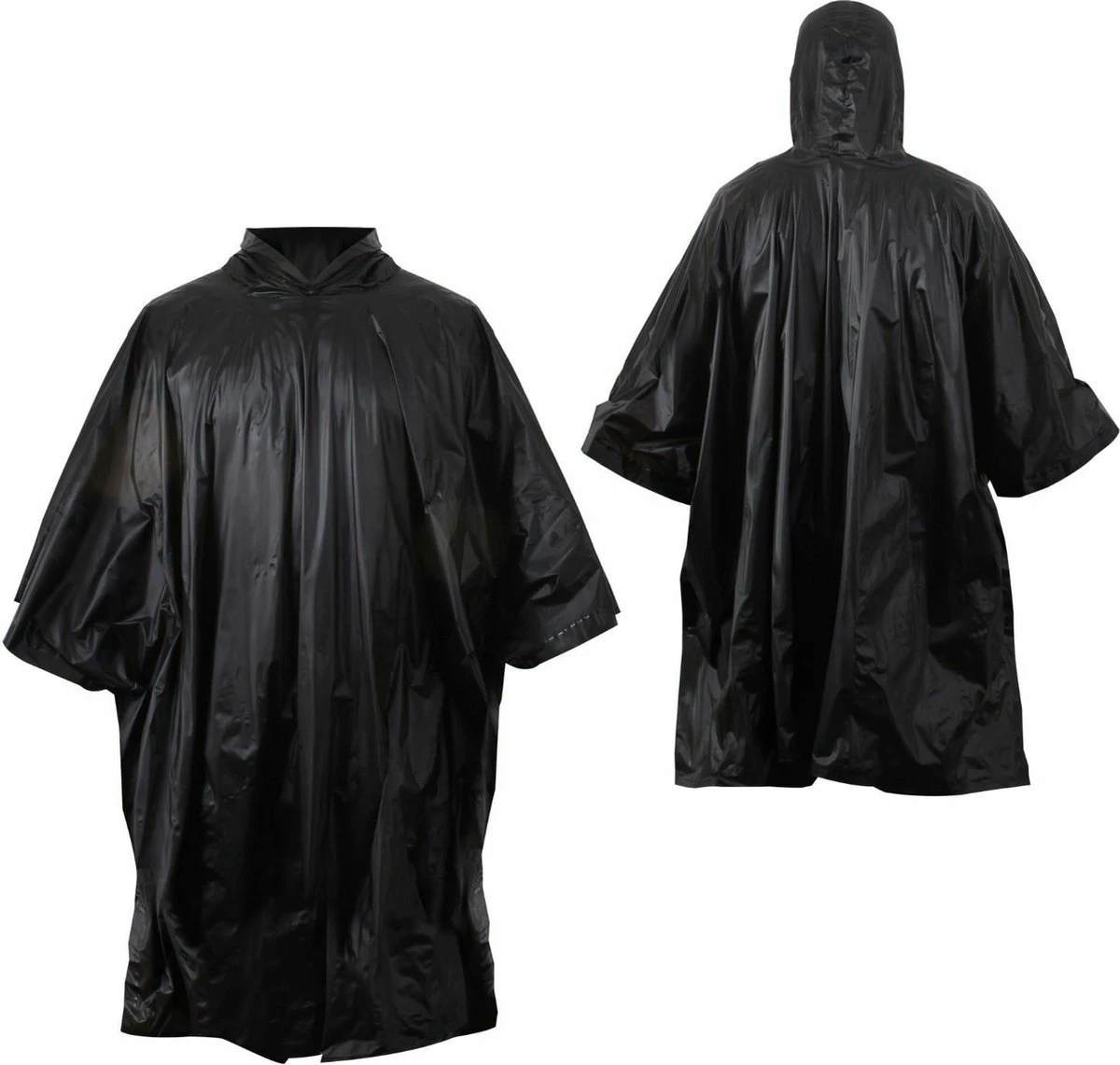 Benson Duurzame Regenponcho Zwart Voor Volwassenen 6 Benson Duurzame Regenponcho Zwart Voor Volwassenen - Afbeelding 4