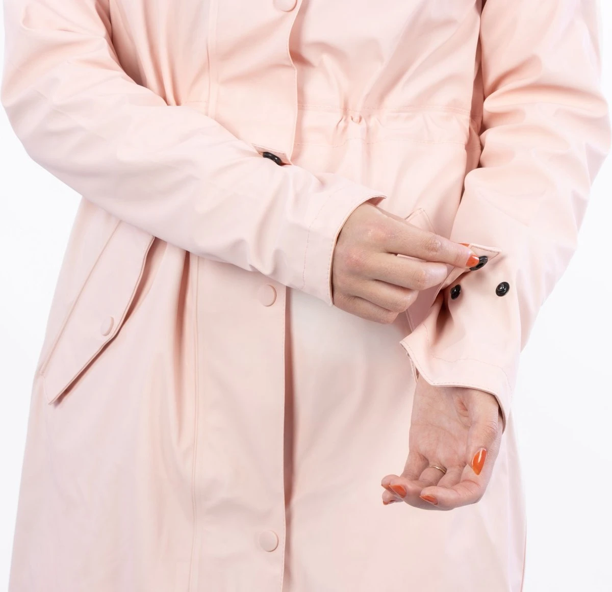 Ralka Regenjas Dames - Mizzle - Lichtroze - Maat 44 10 Ralka Regenjas Dames - Mizzle - Lichtroze - Maat 44 - Afbeelding 8