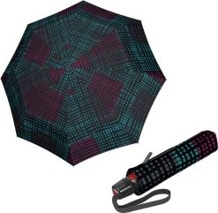 Knirps T-200 Duomatic Opvouwbare Paraplu M - 2Structure Raspberry
