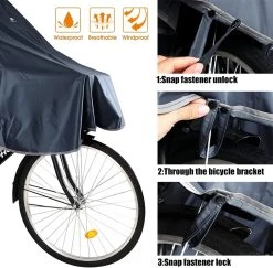 Anyoo Waterdichte Fietsponcho Fiets Regenjas Jas Capes Lichtgewicht Compact Herbruikbaar Voor Jongens Mannen Vrouwen Volwassenen -Regenjas En Paraplu 1200x1179