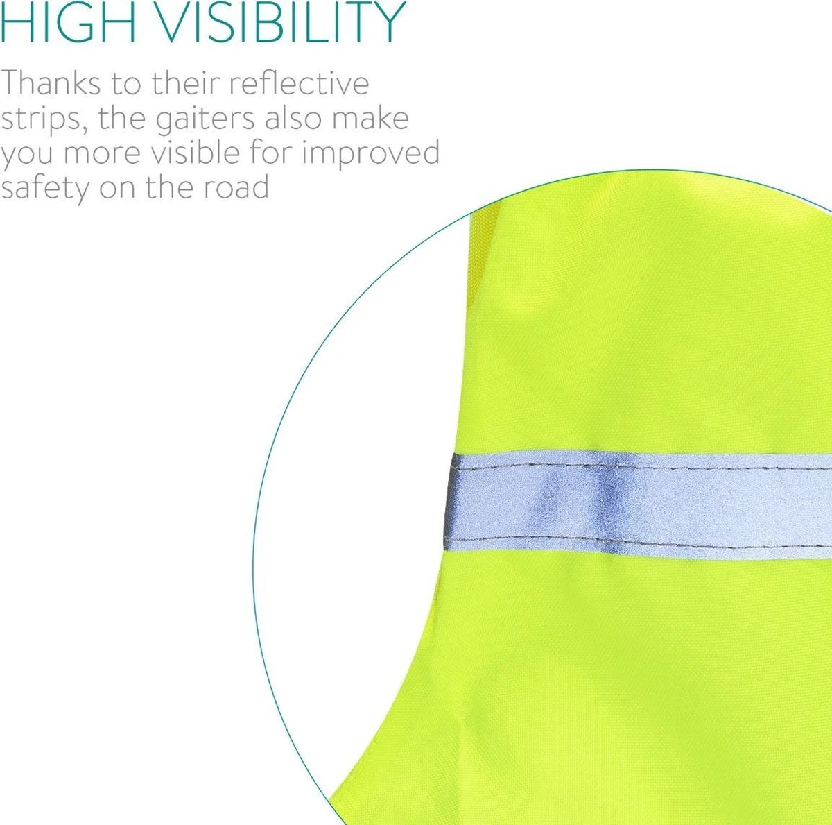 Navaris Overschoenen - 1 Paar Uniseks Schoenovertrekken - Waterdicht & Reflecterend - Beschermt Tegen Regen En Vuil - Verschillende Maten 5 Navaris Overschoenen - 1 Paar Uniseks Schoenovertrekken - Waterdicht & Reflecterend - Beschermt Tegen Regen En Vuil - Verschillende Maten - Afbeelding 3