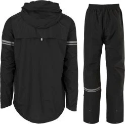 AGU Original Regenpak Essential - Zwart - L - Dames & Heren - Waterdicht & Ademend -Regenjas En Paraplu 1200x1189 2