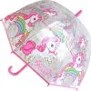 Kids Licensing Paraplu Unicorn + Rugzak Meisjes | Doorzichtige Koepelparaplu Ø70cm Kind | Eenhoorn Gymtas US01 -Regenjas En Paraplu 1200x1189 4
