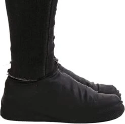Siliconen Unisex Waterdichte Overschoenen Zwart Maat L 39-44 - Herbruikbaar – Anti Slip Regen Overschoen - Schoenhoesjes - Waterdichte Schoenbeschermers - Regenhoes – Schoenovertrek - Regenlaarzen -Regenjas En Paraplu 1200x1193