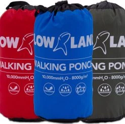 LOWLAND OUTDOOR® Wandelponcho - 100% Waterdicht (10.000mm) - Ademend (8.000g/M²) PFAS Vrij! -Regenjas En Paraplu 1200x1197 10