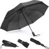 Sunflake Stormparaplu Opvouwbaar - Stormbestendig Tot 140km/u - Automatisch Uitklapbaar - Incl. Beschermhoes En Reisetui - Zwart -Regenjas En Paraplu 1200x1197 5