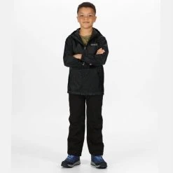 Regatta Pack It III Regenjas Junior Jas - Maat 164 - Unisex - Zwart -Regenjas En Paraplu 1200x1200 115