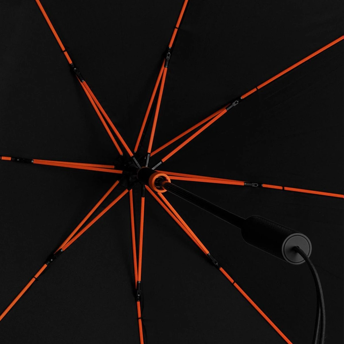 STORMaxi Stormparaplu - 100km/h - Oranje 6 STORMaxi Stormparaplu - 100km/h - Oranje - Afbeelding 4