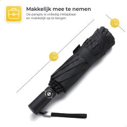 Storm Paraplu Opvouwbaar - Grijs - Polsband - Automatisch Uitklapbaar - Tot 100km P/u Windproof - 110 Cm - 12 Panelen 21 Storm Paraplu Opvouwbaar - Grijs - Polsband - Automatisch Uitklapbaar - Tot 100km P/u Windproof - 110 Cm - 12 Panelen -Regenjas En Paraplu 1200x1200 168