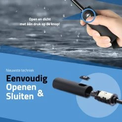 GOAT Outdoor® Stormparaplu - Paraplu - Opvouwbaar - Windproof Tot 100kmp/u - ⌀ 105 Cm - Paraplu - Zwart -Regenjas En Paraplu 1200x1200 209