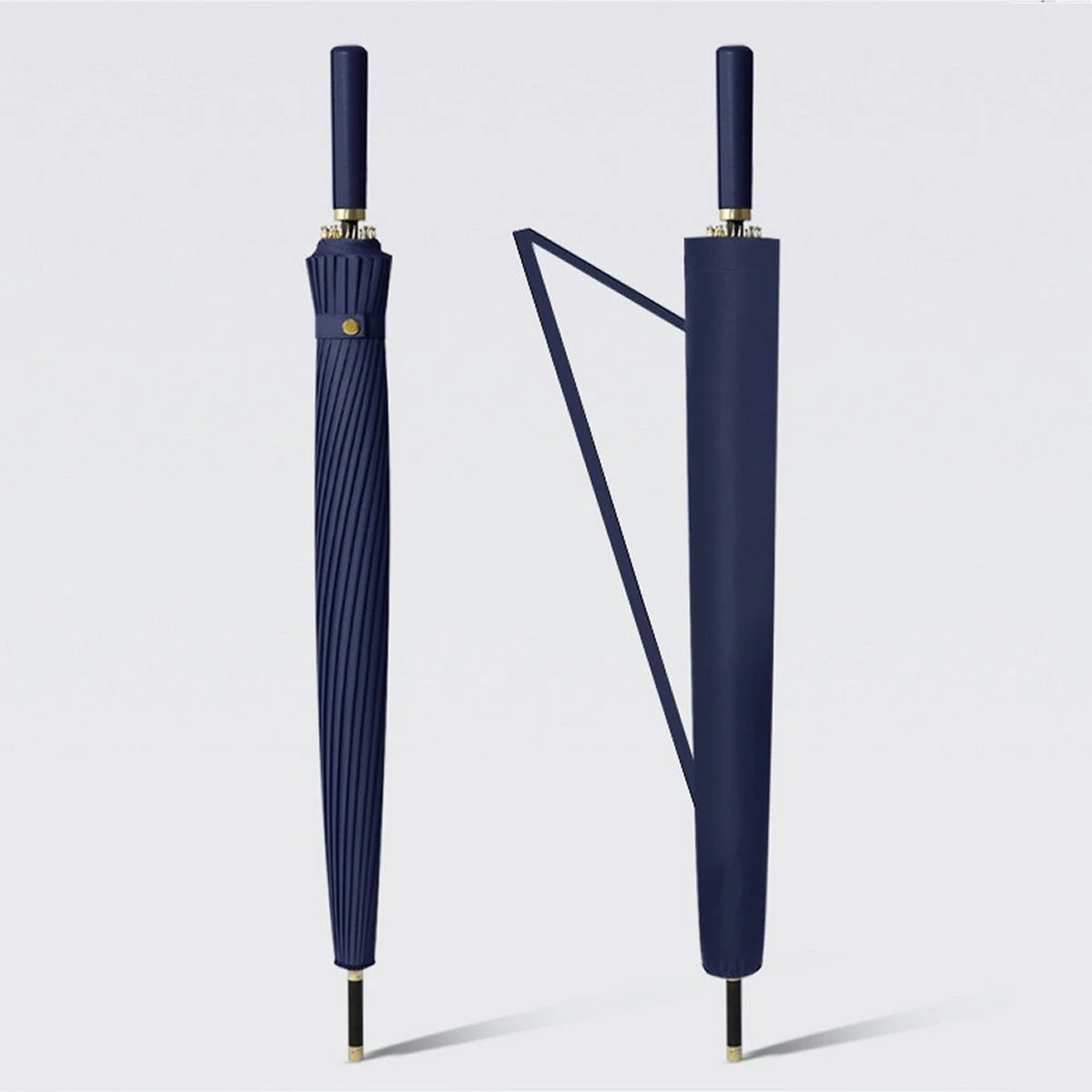 Merkloos Luxe Stormparaplu -Stormparaplu-24ribben-extra Sterk Paraplu-mooie Paraplu-windkracht 8 Paraplu 9 Merkloos Luxe Stormparaplu -Stormparaplu-24ribben-extra Sterk Paraplu-mooie Paraplu-windkracht 8 Paraplu - Afbeelding 7