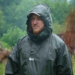 LOWLAND OUTDOOR® Wandelponcho - 100% Waterdicht (10.000mm) - Ademend (8.000g/M²) PFAS Vrij! -Regenjas En Paraplu 1200x1200 288