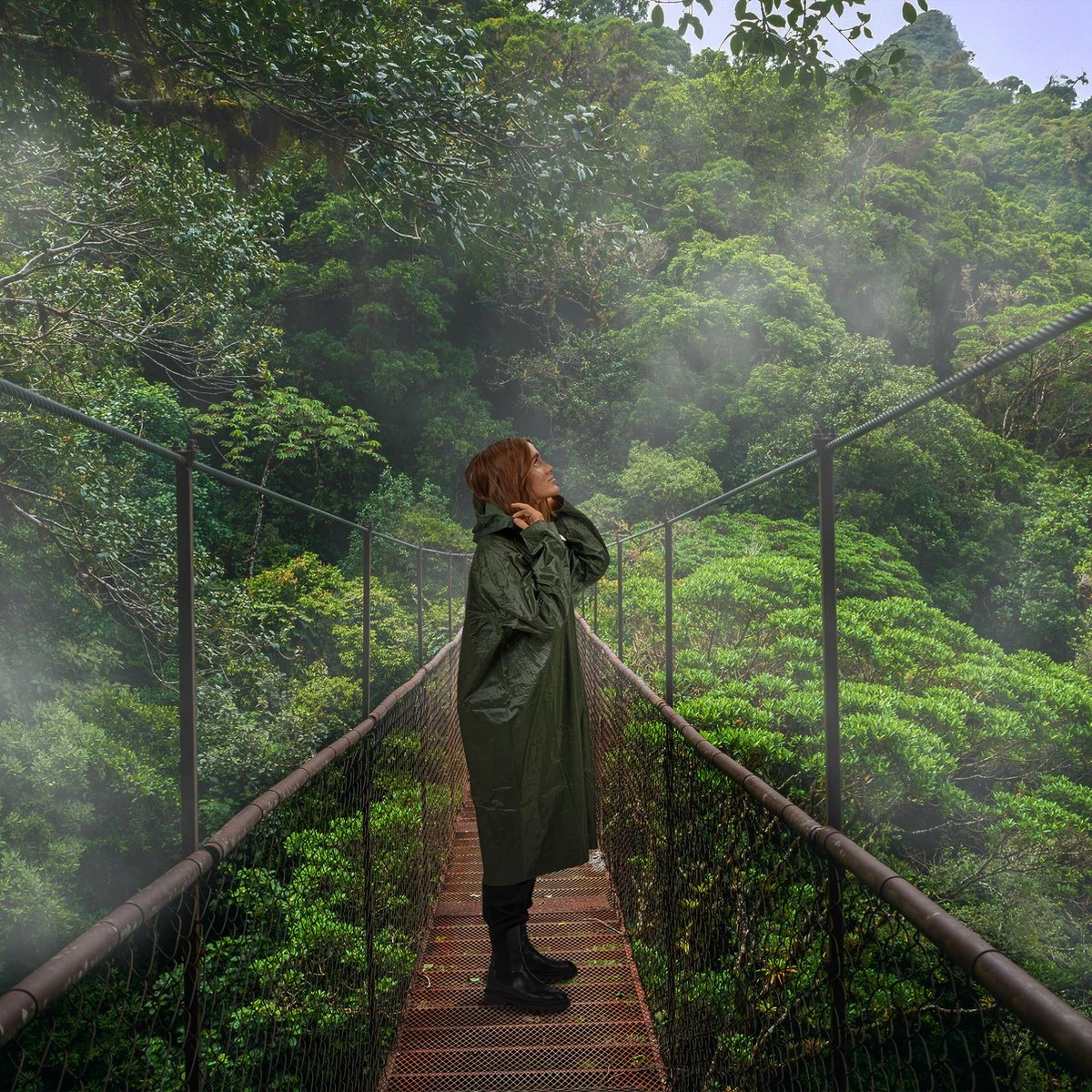 Relaxdays Regenponcho Herbruikbaar - Regenjas Groen - Fietsponcho Lange Mouwen - Festival 5 Relaxdays Regenponcho Herbruikbaar - Regenjas Groen - Fietsponcho Lange Mouwen - Festival - Afbeelding 3