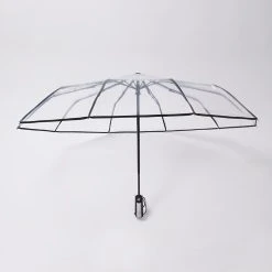 Opvouwbare Paraplu - Inklapbare Paraplu - Doorzichtig - Transparant - Ø105cm - Extra Groot - Automatisch - Umbrella - Transparent - Koepelparaplu - Volwassenen -Regenjas En Paraplu 1200x1200 441