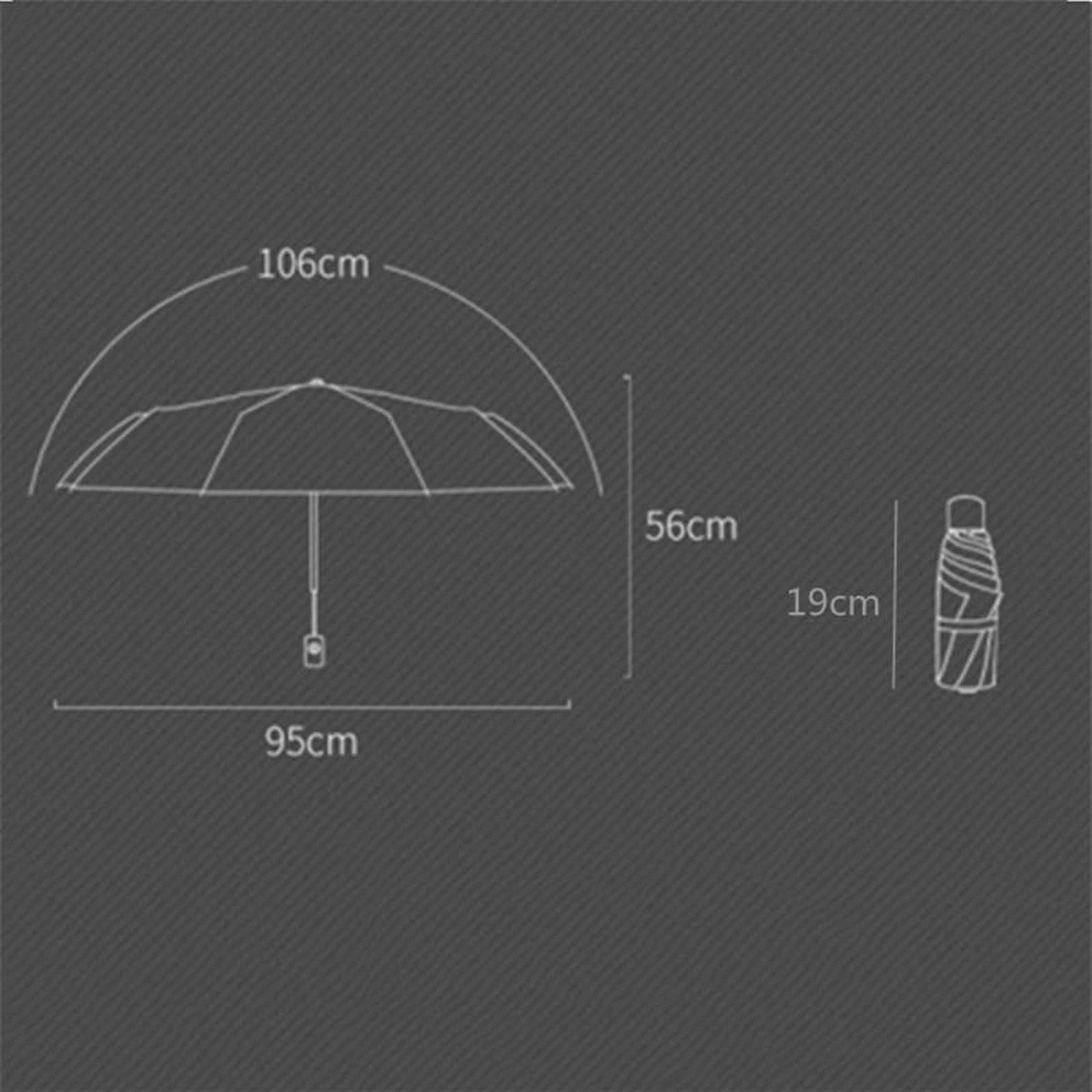 Merkloos TDR -Opvouwbare Paraplu -Windproof- Zonnescherm UV-SPF 50+compact En Draagbaar- Extra Sterk - Roze 9 Merkloos TDR -Opvouwbare Paraplu -Windproof- Zonnescherm UV-SPF 50+compact En Draagbaar- Extra Sterk - Roze - Afbeelding 7