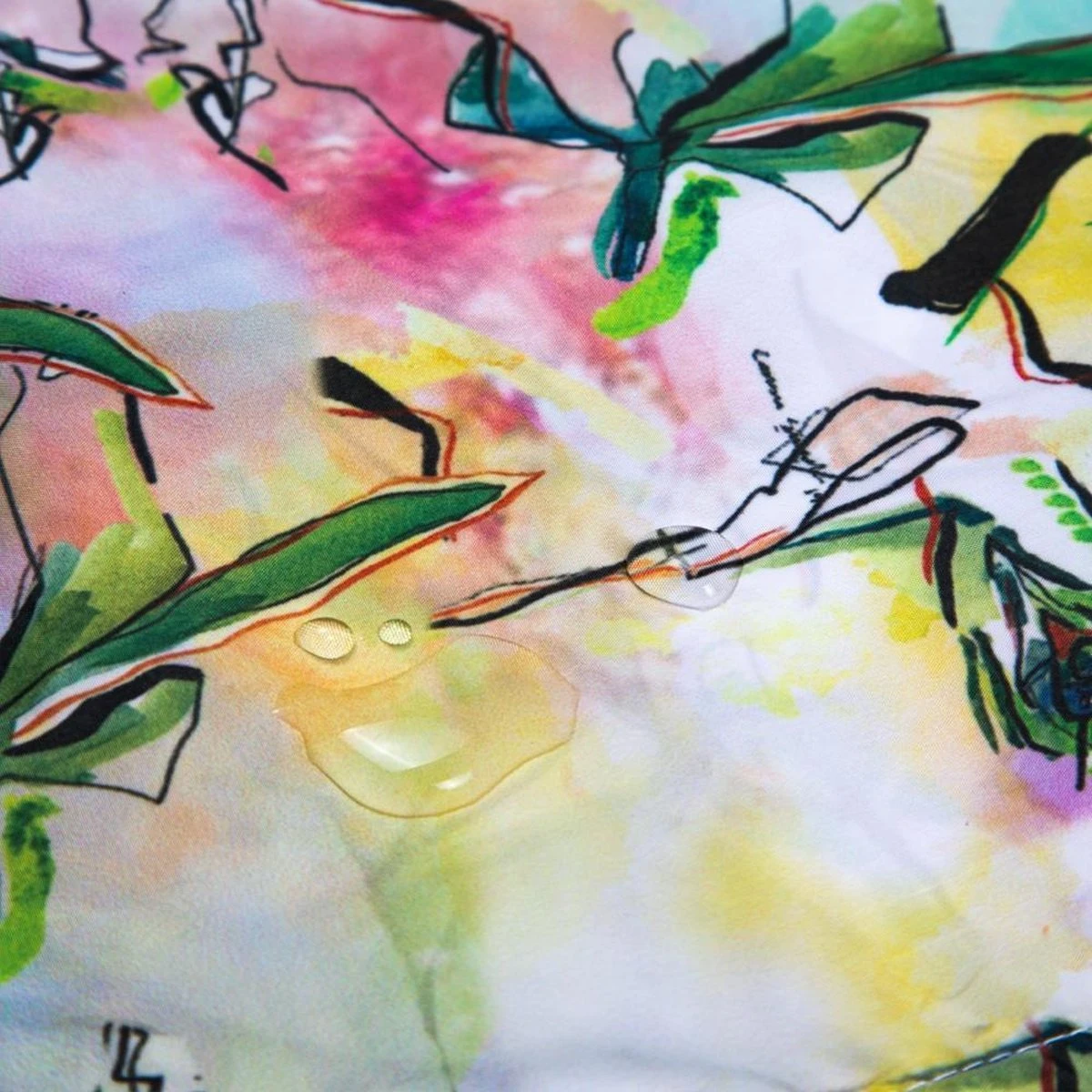 BiggDesign Faces - Dames Regenjas Waterdicht - Regenpak - Maat M 6 BiggDesign Faces - Dames Regenjas Waterdicht - Regenpak - Maat M - Afbeelding 4