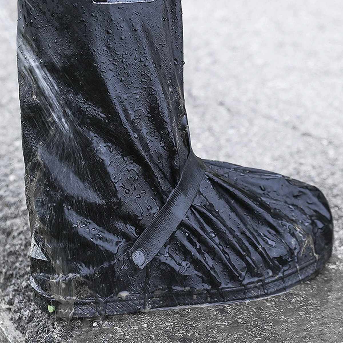 Somstyle Overschoenen - Maat 43-45 - Schoenovertrekken - Waterdicht & Reflecterend - Unisex - Hoog - Donkerblauw 14 Somstyle Overschoenen - Maat 43-45 - Schoenovertrekken - Waterdicht & Reflecterend - Unisex - Hoog - Donkerblauw - Afbeelding 12