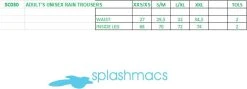 Splashmacs Waterdichte Regenbroek Voor Volwassenen Van Unisex (Geel) XXL -Regenjas En Paraplu 1200x430