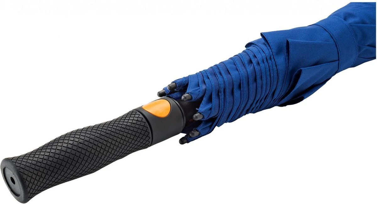 Falcone - Luxe Golfparaplu - Glasfiber Baleinen - Ø 130 Cm - Blauw 8 Falcone - Luxe Golfparaplu - Glasfiber Baleinen - Ø 130 Cm - Blauw - Afbeelding 6